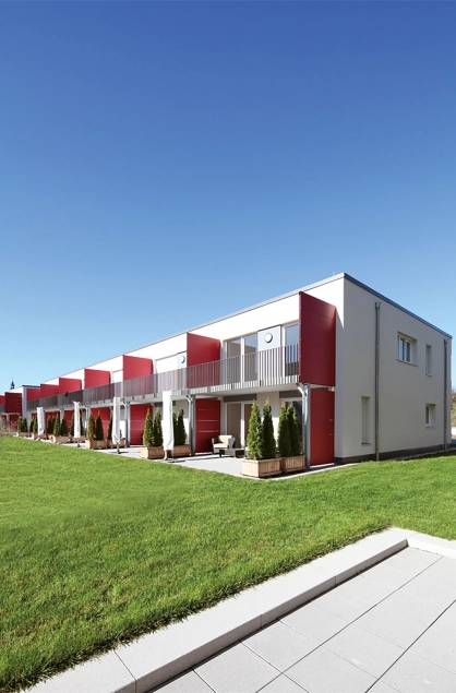 Design - permit approval planning - inner-city quarter - mercatura Aalen - rooftop apartments - maisonette style residences