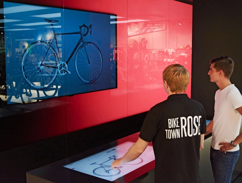 Rose Biketown München Einkaufszentrum MONA Innen