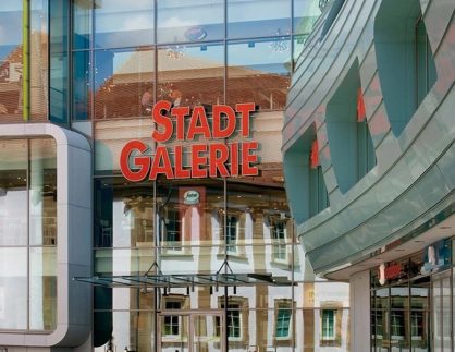 Stadtgalerie Heilbronn Einkaufszentrum Neubau Fassade