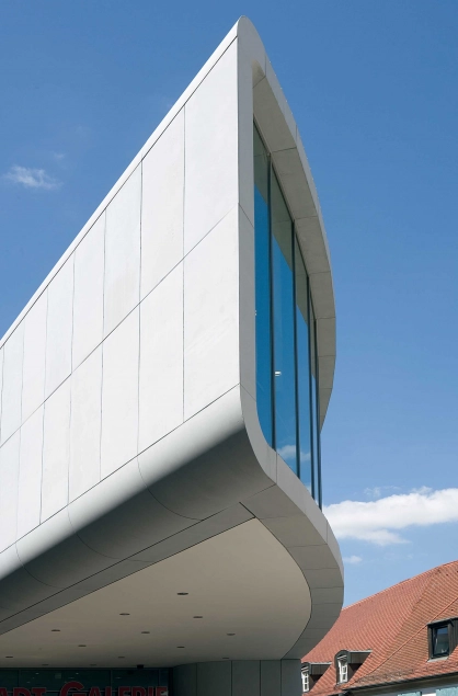 Stadtgalerie Heilbronn Einkaufszentrum Neubau Fassade