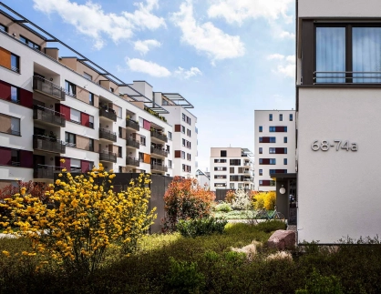 residential complex - Residential Park Niederfeld - backyard overview